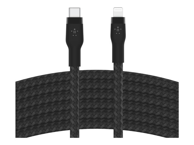 Cable Belkin USB-C a Lightning - 2M - Pro Flex - Negro