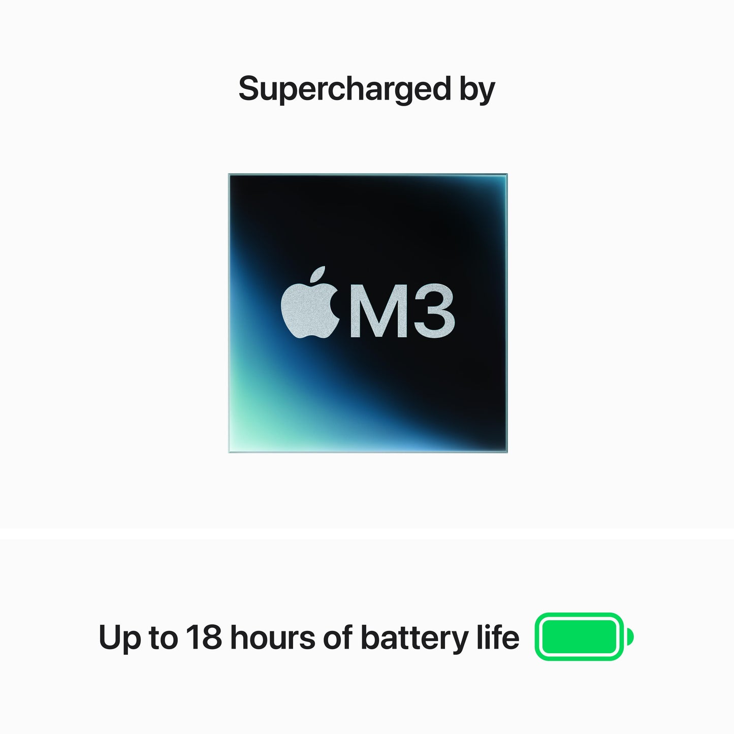 15-inch MacBook Air: Apple M3 chip with 8‑core CPU and 10‑core GPU, 256GB SSD - Midnight (Keyboard: English)