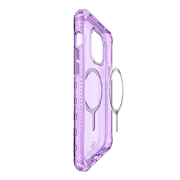 Case ITSKINS SUPREME MAGCLEAR Para iPhone 14 Pro - Purpura