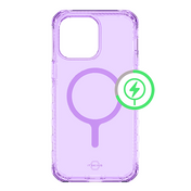 Case ITSKINS SUPREME MAGCLEAR Para iPhone 14 Pro - Purpura