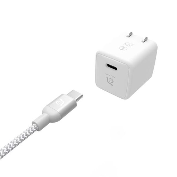 Cargador de Pared ADAM ELEMENTS OMNIA x1 Ultracompacto USB-C PD/Q