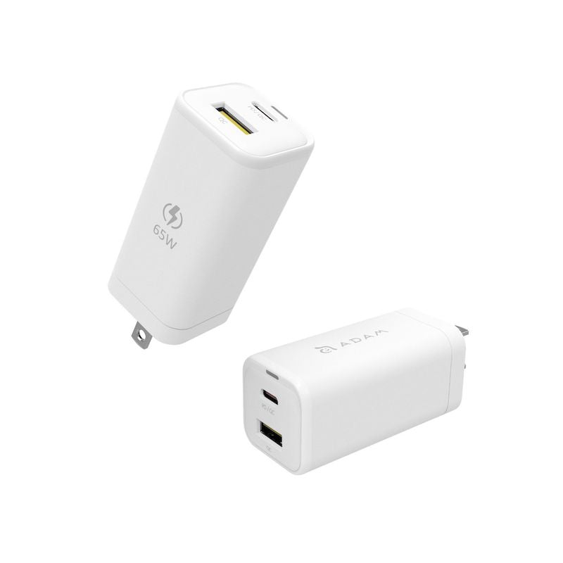 Cargador Pared Adam Elements OMNIA 65W USB-C - Blanco