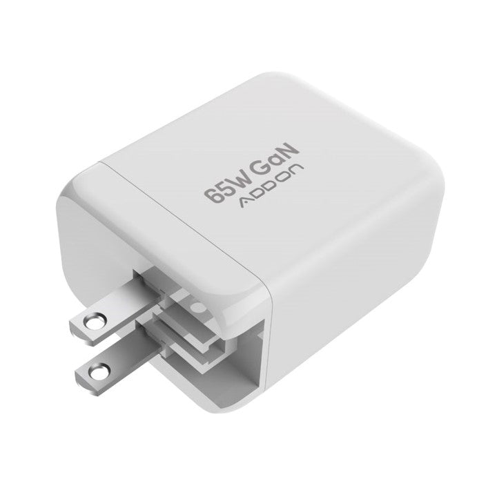 ADAPTADOR ADD ON DE PARED 65W GaN 3 PUERTOS