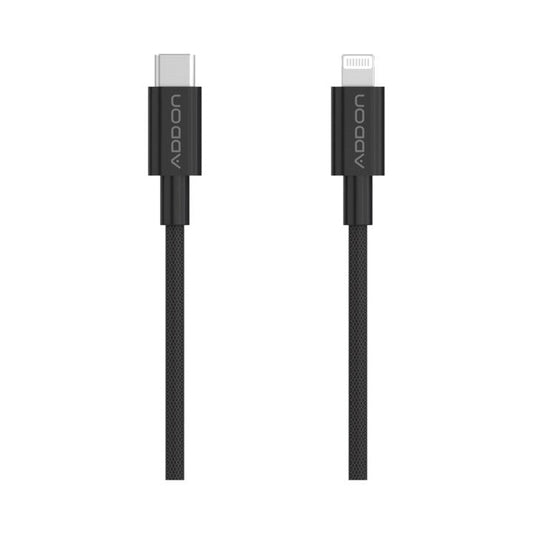 CABLE DE CARGA ADD ON USBC/LIGHTNING 2M - BLACK