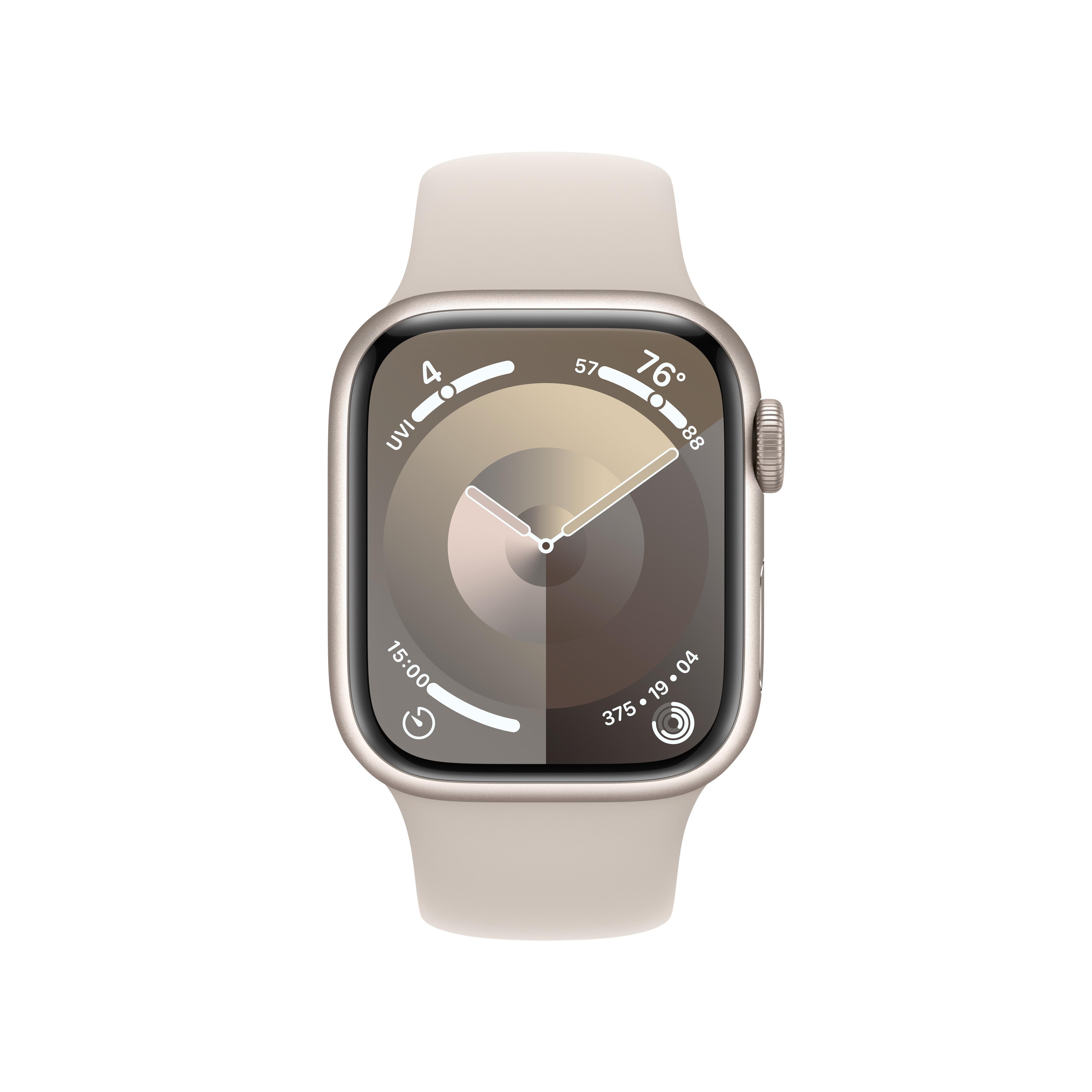 Apple Watch Series 9 GPS 41mm Starlight Aluminum Case with Starlight S Mac Center Puerto Rico