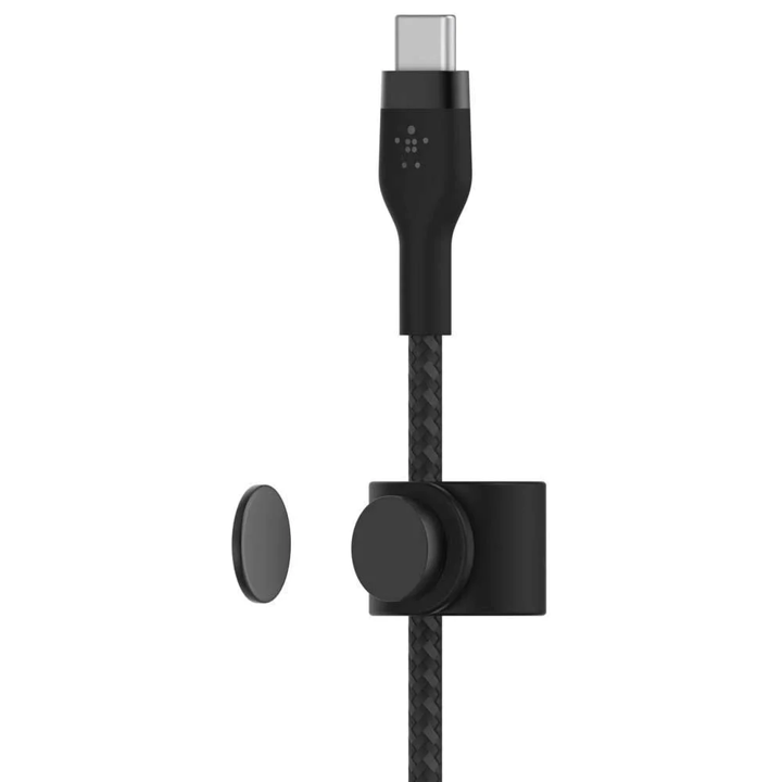 Cable Belkin Pro Flex USB-C A USB-C con Correa 3M - Negro | Mac Center ...