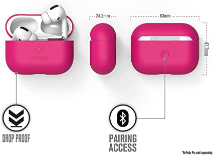 Case CATALYST SLIM Para Airpods Pro -  Rosado Neón