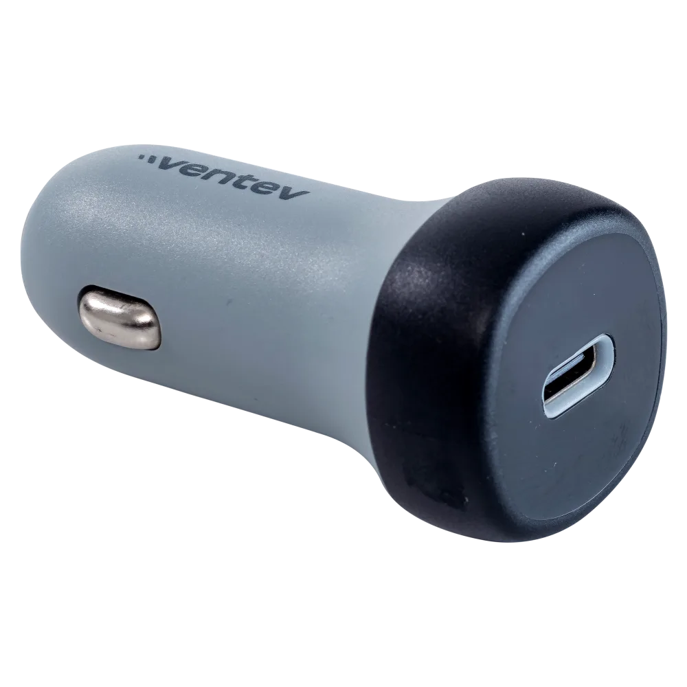 Cargador Para Carro VENTEV 30W USB-C - Gris Oscuro