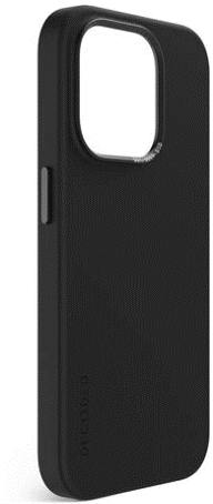 Case de silicona antimicrobiana DECODED para iPhone 15 Pro -  Negro