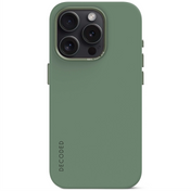 Case de silicona antimicrobiana DECODED para iPhone 15 Pro -  Verde