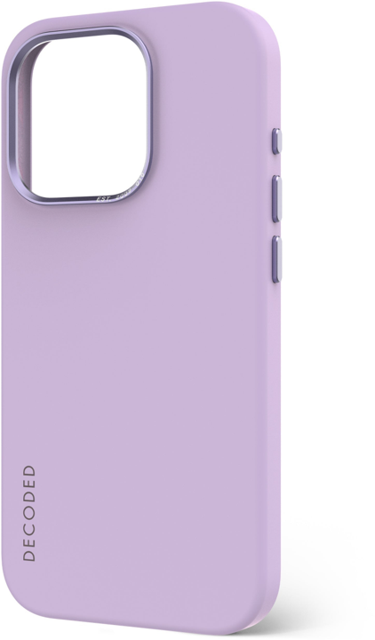 Case de silicona antimicrobiana DECODED para iPhone 15 Pro Max -  Lavanda