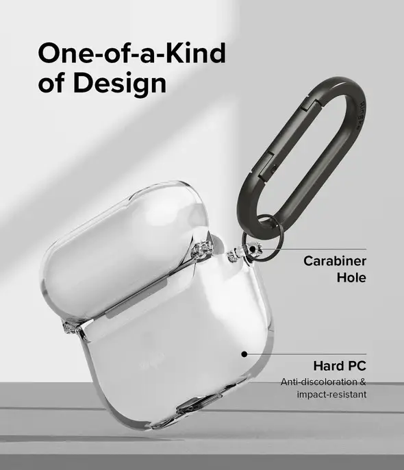 Case RINGKE CON BISAGRA Para AirPods Pro (2ª) - Clear