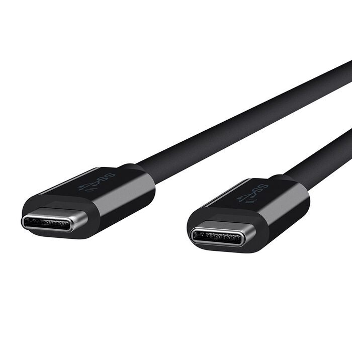 Cable Belkin USB-C a USC-C - 1 M - Súper Speed 3.1 Tranferecia Hasta 10 Gbps - Negro