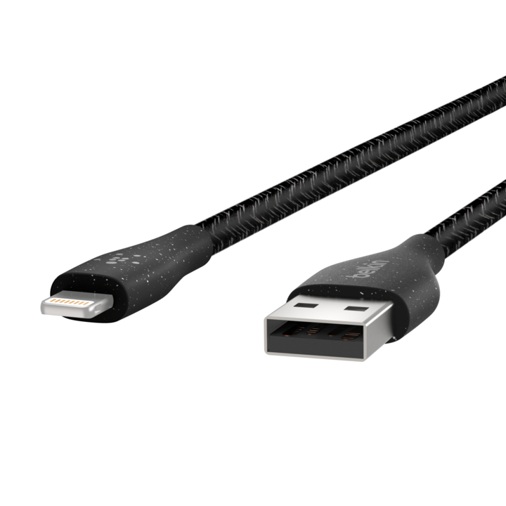 Cable Belkin USB-A a Lightning - 1.2M - DuraTek Plus - Negro