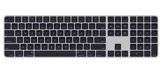 Magic Keyboard with Touch ID and Numeric Keypad for Mac models with Apple silicon - US English - Black Keys