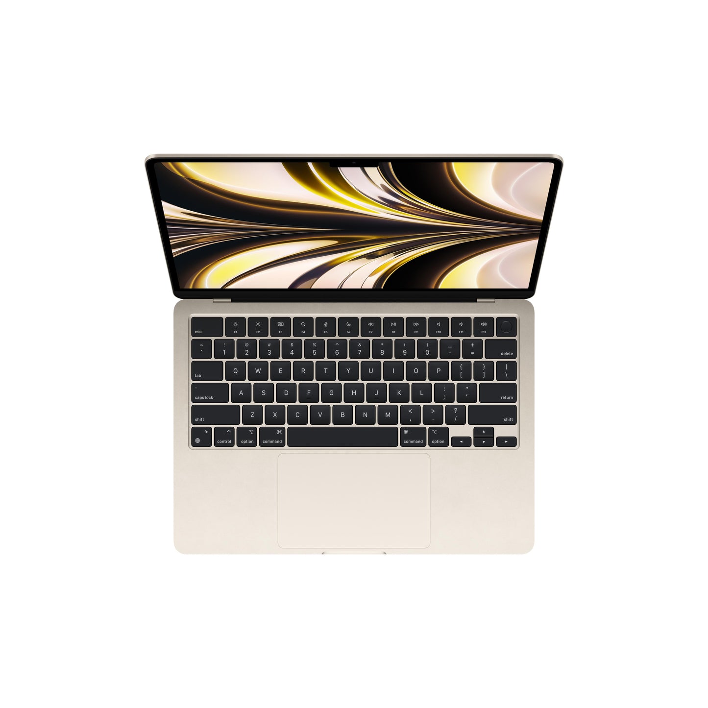 13-inch MacBook Air: Apple M2 chip with 8‑core CPU and 8‑core GPU, 256GB SSD - Starlight (Keyboard: English)