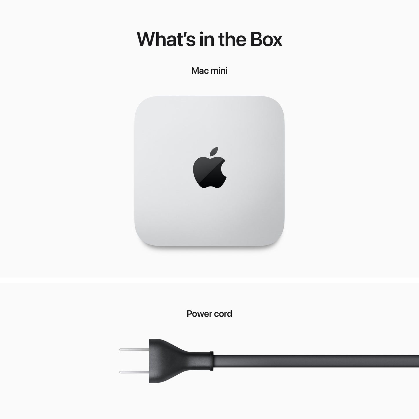 Mac mini: Apple M2 chip with 8‑core CPU and 10‑core GPU, 512GB SSD - Silver