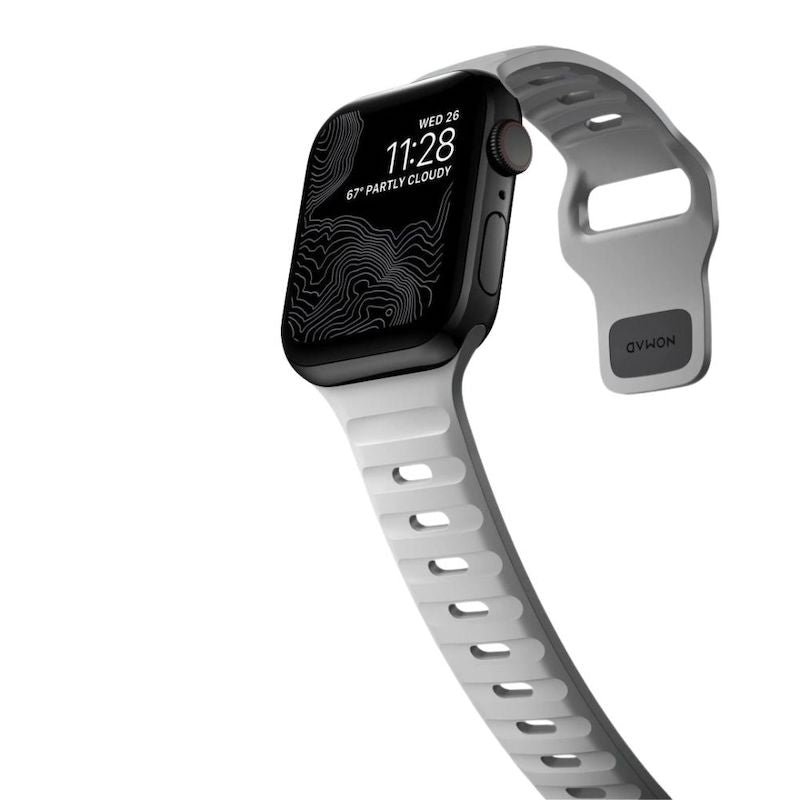 Banda Deportiva NOMAD Para Apple Watch e 41/40/38MM - Gris Lunar