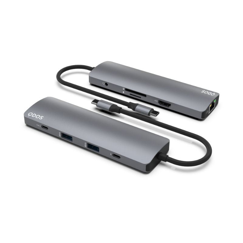 MULTIPUERTOS QDOS USB-C 9 EN 1