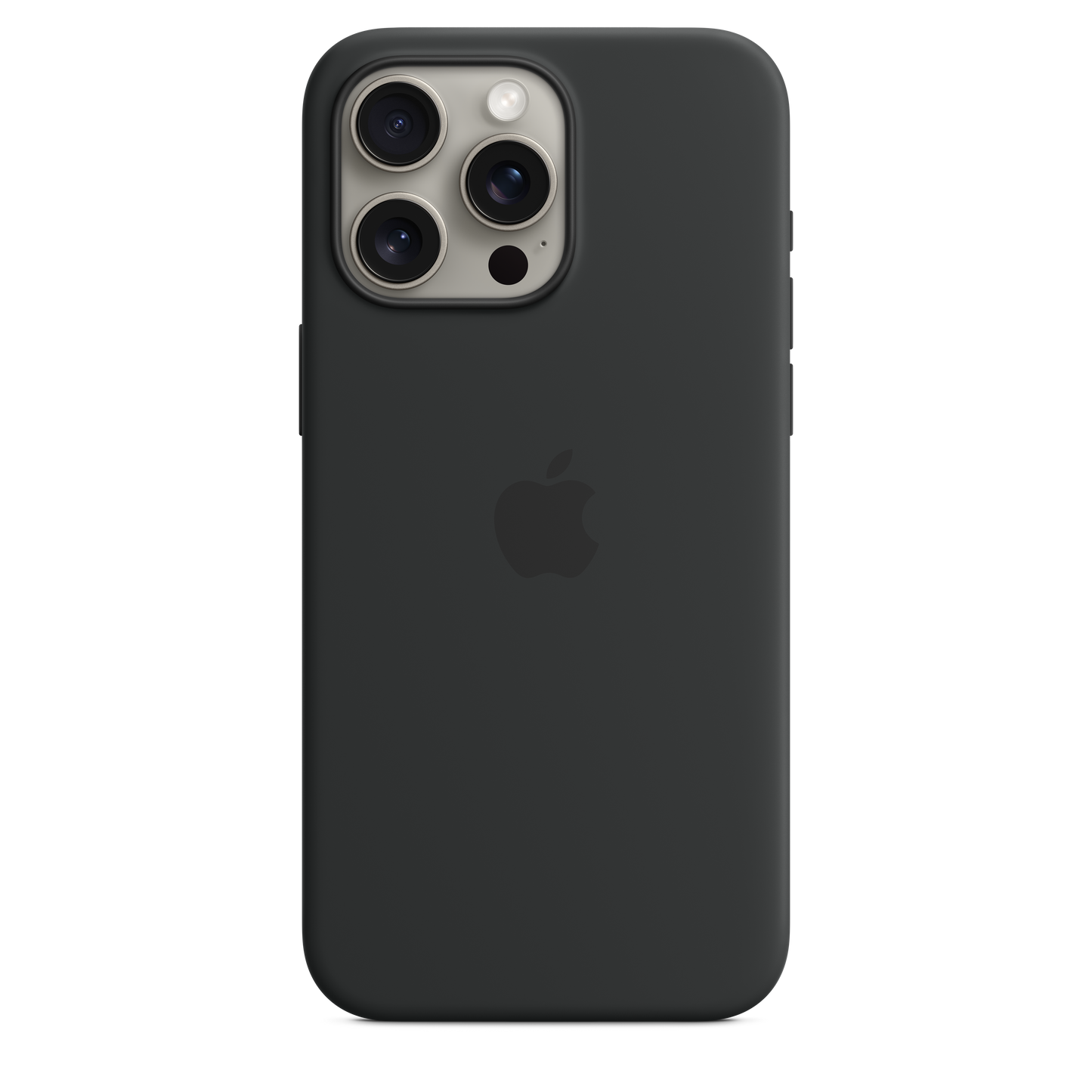 iPhone 15 Pro Max Silicone Case with MagSafe - Black