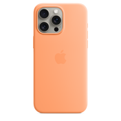 iPhone 15 Pro Max Silicone Case with MagSafe - Orange Sorbet