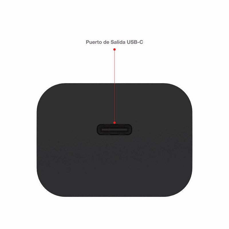 Cargador de Pared mophie con puerto USB-C PD de 18W