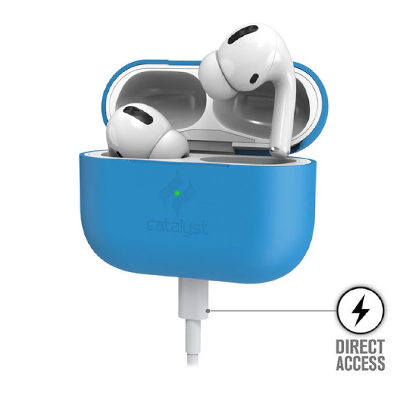 Case CATALYST SLIM Para Airpods Pro -  Azul Neón