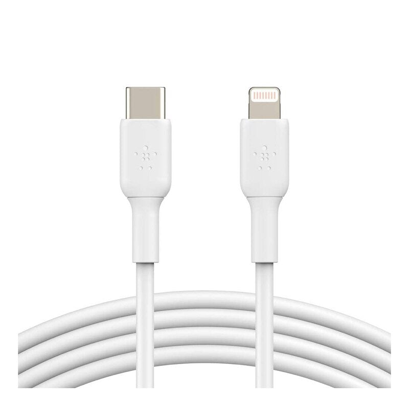 Cable Belkin USB-C a Lightning - 1M - Mixit - Blanco